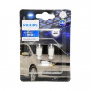 日本 PHILIPS 12V汽車T10房燈細粒牌燈LED 6000K 50ml (經濟版)